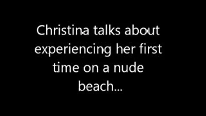 Christina's experience on a nude beach