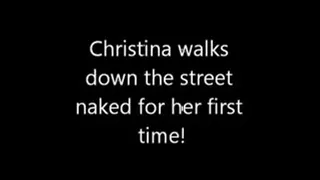 Christina walks