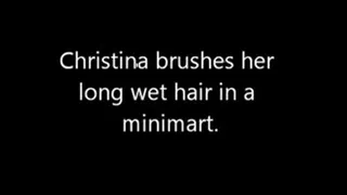 Wet hair brushing