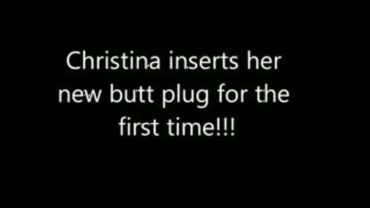 Christina First Butt Plug Insert