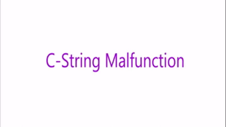 C-String Malfunction