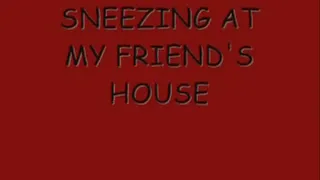 Sneezing at friend's House
