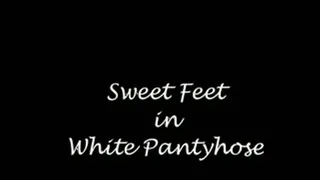 Feet in White Lace Pantyhose (Widescreen )