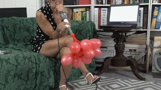 Stefania Blows a "Bunch-O-Balloons" Simultaneously - Trial 1