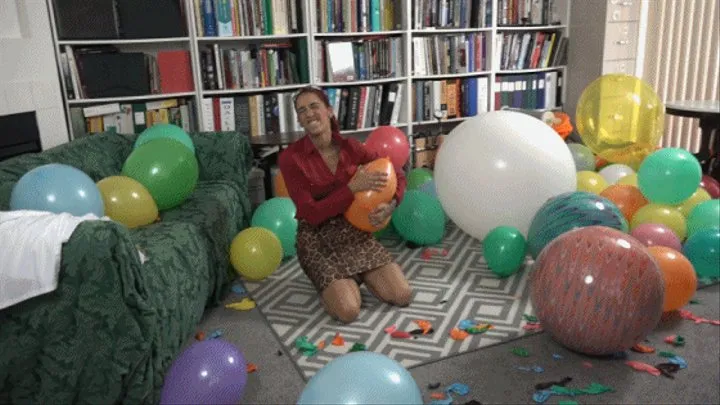 Stefania Clears the Laboratory of Unauthorized Balloons