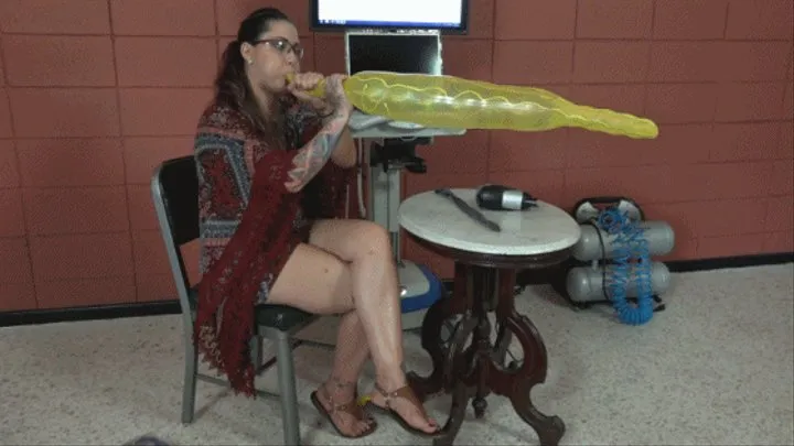 Jae Lynn Experiments With Slim-Jim Balloons