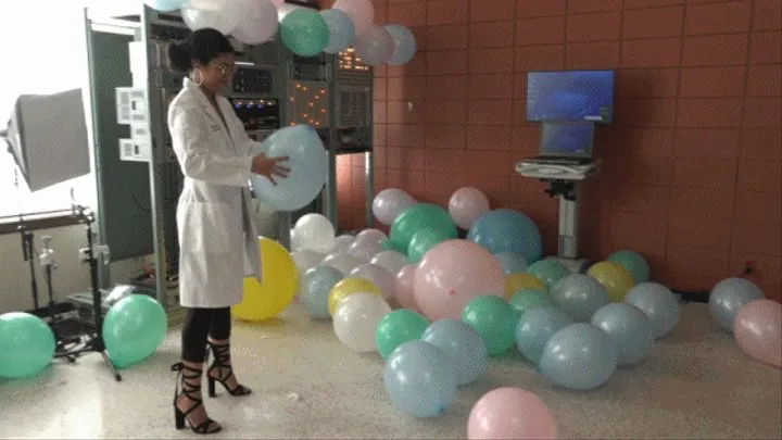 Erika Clears the Laboratory of Unauthorized Balloons