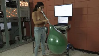 Erika Blows a Double-Stuffed Q16 Balloon to Bursting