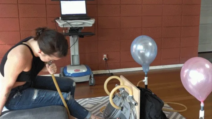 Aries Compares Lung Versus Leg Power to Blow Up Balloons