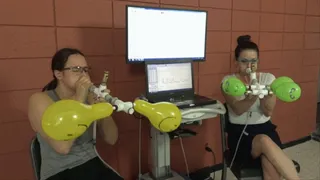 Indica and Karly Demonstrate Parallel Inflation Using the Compact Multiflators
