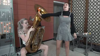 Ama and Sage Produce Even Stranger Noises From the Tuba