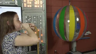 Alice Blows a 42-inch Beach Ball to Failure