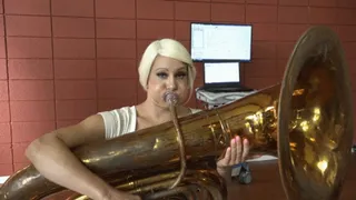 Summer Tries Out the Tuba