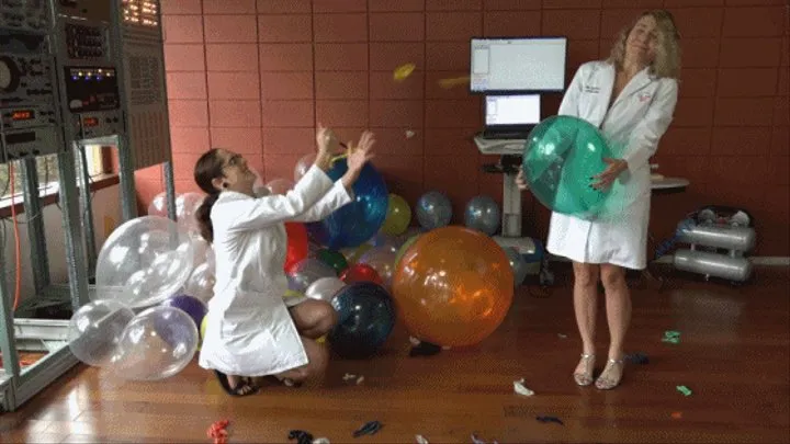 Akira and Olivia Clear the Laboratory of Unauthorized Balloons