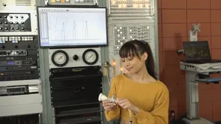 Natasha Warms Up Her Face and Performs Several Blowing Tests