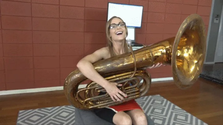 Jenny Tries Out the Tuba