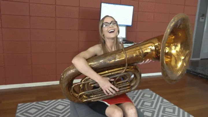 Jenny Tries Out the Tuba