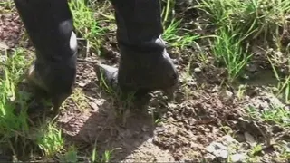 Chantal in Muddy Thigh Boots Pt4