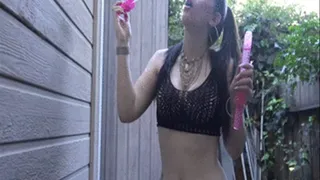 Sexy Amazing Bubble Blowing