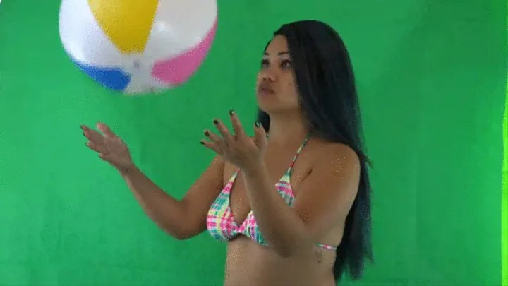 Green Beach Balls