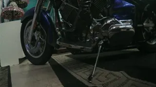 Shiny Boot Motorcycle Pump