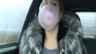 Big bubbles in the car and a smell of my lips.