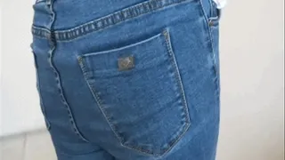 Really fart in jeans as well as bare ass