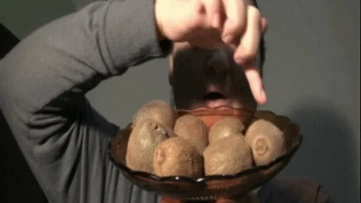 To swallow of 10 kiwis whole