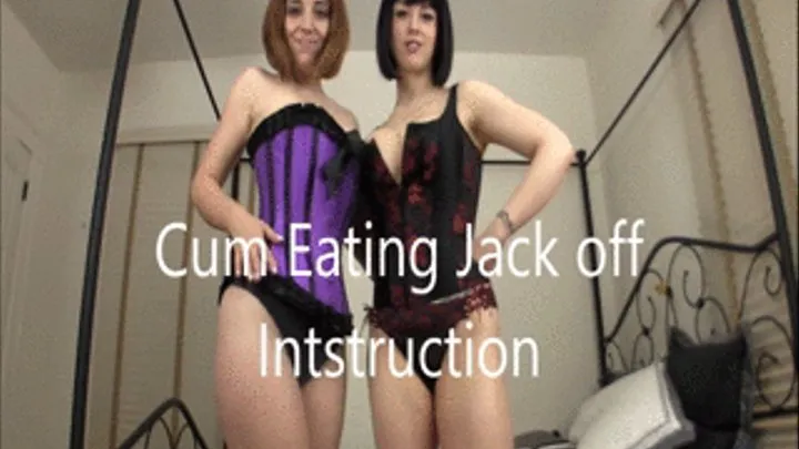 Cum eating Jack off Intstruction