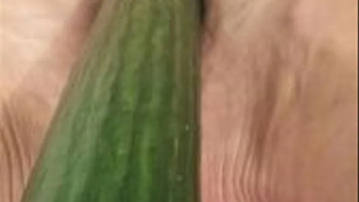 THE MASSIVE CUCUMBER COCK FOOTJOB