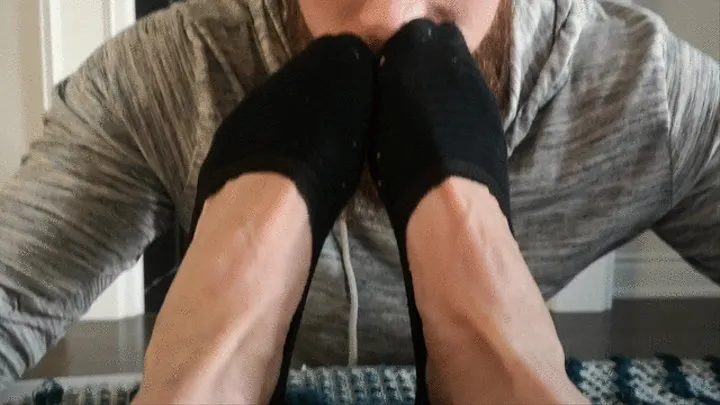 RAVENOUS FOOT SNIFF AND HOLEY SOCKMUNCH by Goddess Bianca