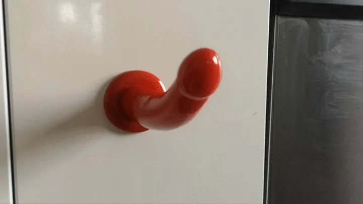 RANDOM HARD RED DILDO MASTURBATION by Goddess Bianca