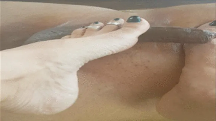 A GODDESS RARE EXCLUSIVE!! FOOTJOB ON A HORNY BROWN DICK by Goddess Bianca