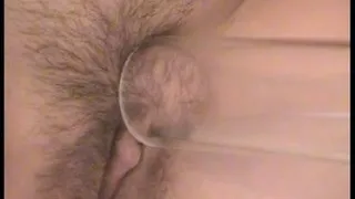 BLACK BUSH THRU GLASS TUBE....POV