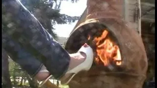 BURNING THE SHOES