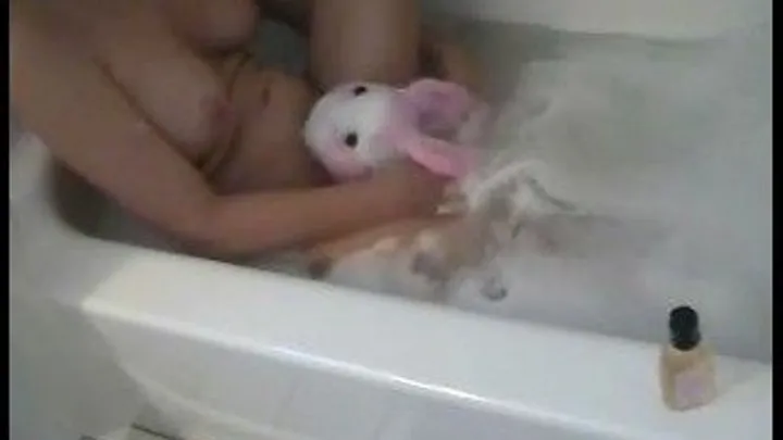 BUBBLE BATH WITH EASTER BUNNY