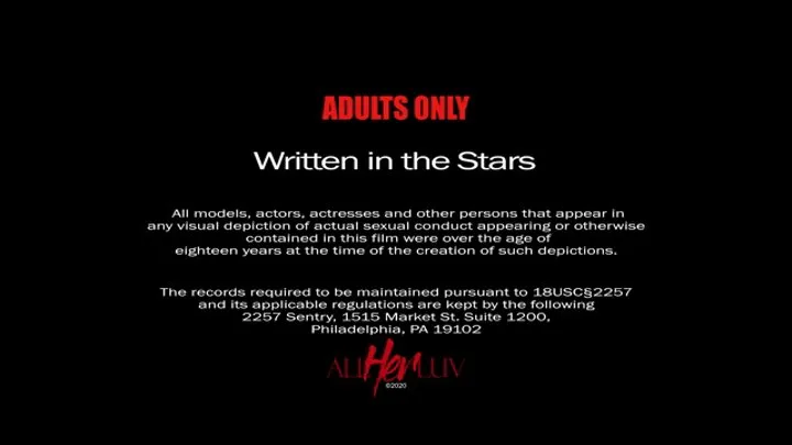 AllHerLuv - Written in the Stars pt2