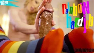 Rainbow handjob