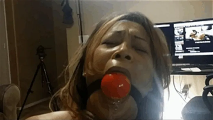 Asiana Ballgagged and Drooling