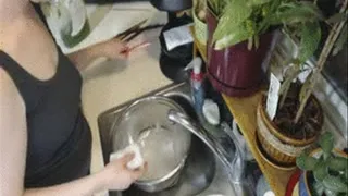 Washing Chopsticks