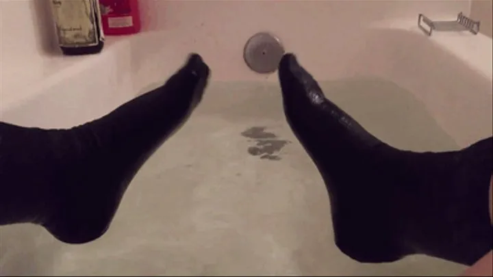 POV Black Socks Wetlook