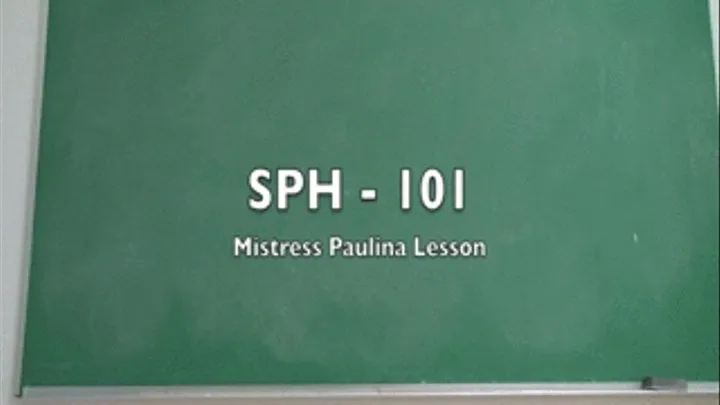 I TEACH WELL SPH 101 (POV )