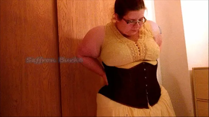 Showing off my Brown Corset