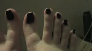 Blue Toe Nails