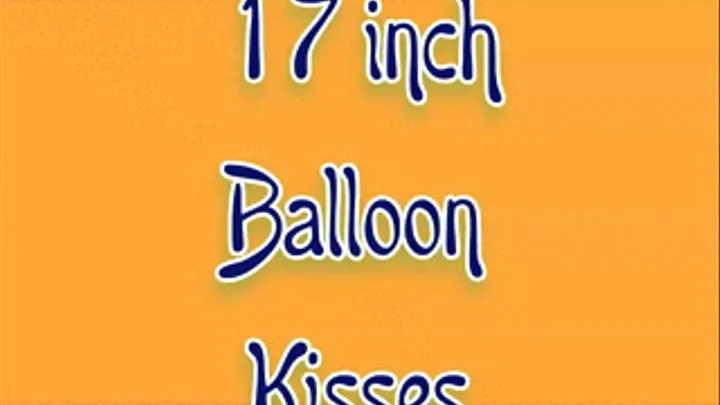 17" Balloon Kisses