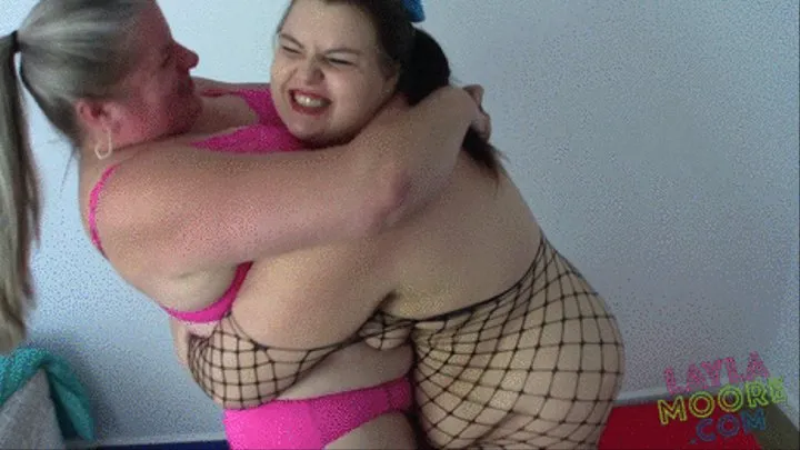 Big Girls Fight Rough!! Things get a bit out of control with Layla Moore vs Amazon Heidi