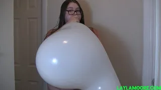 How To Inflate a Cattex Elephant and Duck, Plus Ride to Pop and Cum! Starring Layla Moore