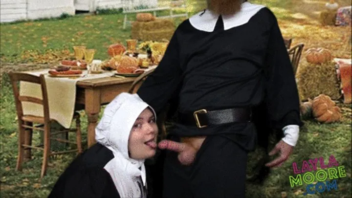 a Thanksgiving Feast... of COCK! (PILGRIM Porn for the Masses with Layla Moore)