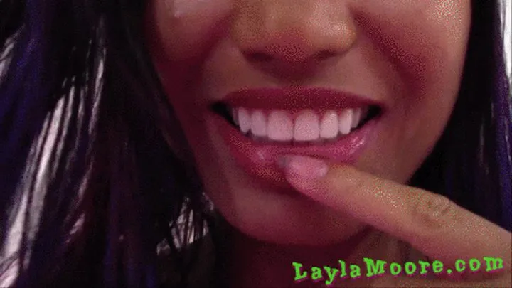 Layla Moore's Mouth Fetish Favorites #1 (16 min Compilation for 11.99)