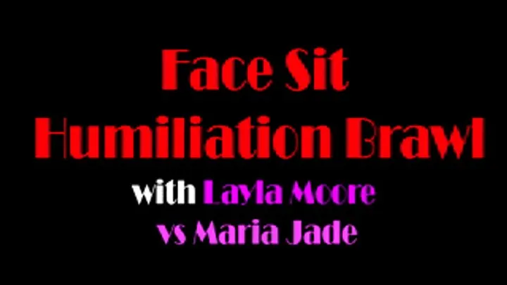 Face Sitting Diaper Wearing Grudge Match! Layla Moore vs Maria Jade